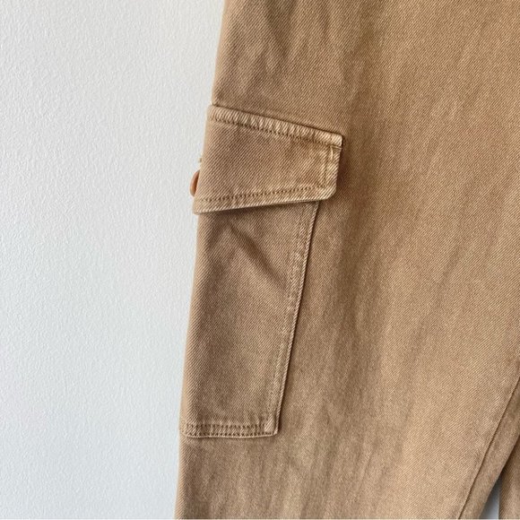 ❌SOLD❌ Wilfred Free Modern Cargo Pant High-waisted cargo pants brown size 8 - Picture 8 of 15